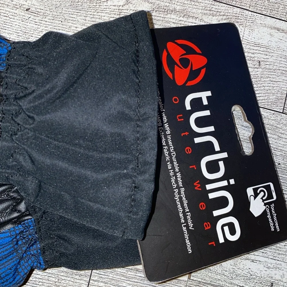 NWT!! Boys Turbine Drago Gloves Deep Sea Size Large